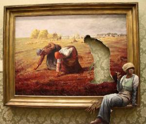 Millet:Banksy The Gleaners